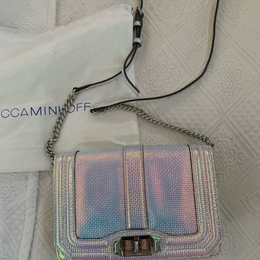 Rebecca Minkoff holographic crossbody